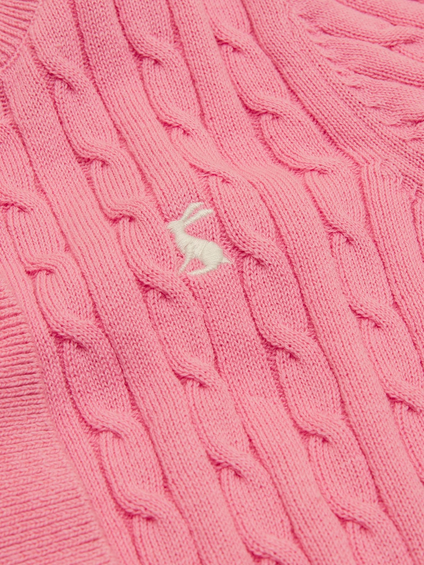 Dsiney Kidz - Joules Girls' Mallory Pink Cable Cardigan image 3