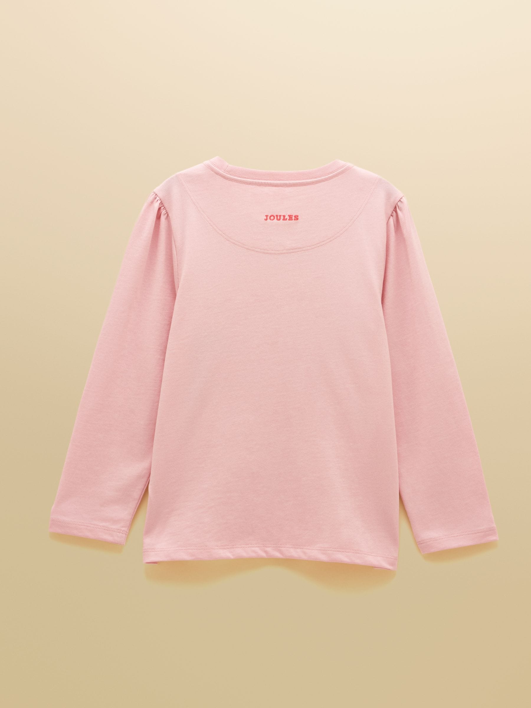 Dsiney Kidz - Joules Girls' Ava Pink Horse Applique Long Sleeve Top image 2