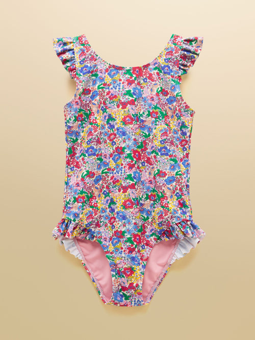 Dsiney Kidz - Joules Girls' Splash Pink Ditsy Swimming Costume image 1