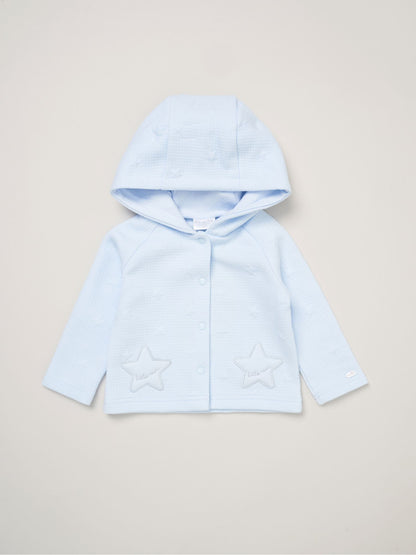 Rock-A-Bye Baby Boutique Blue Quilted Jacket And Trousers Set image 3