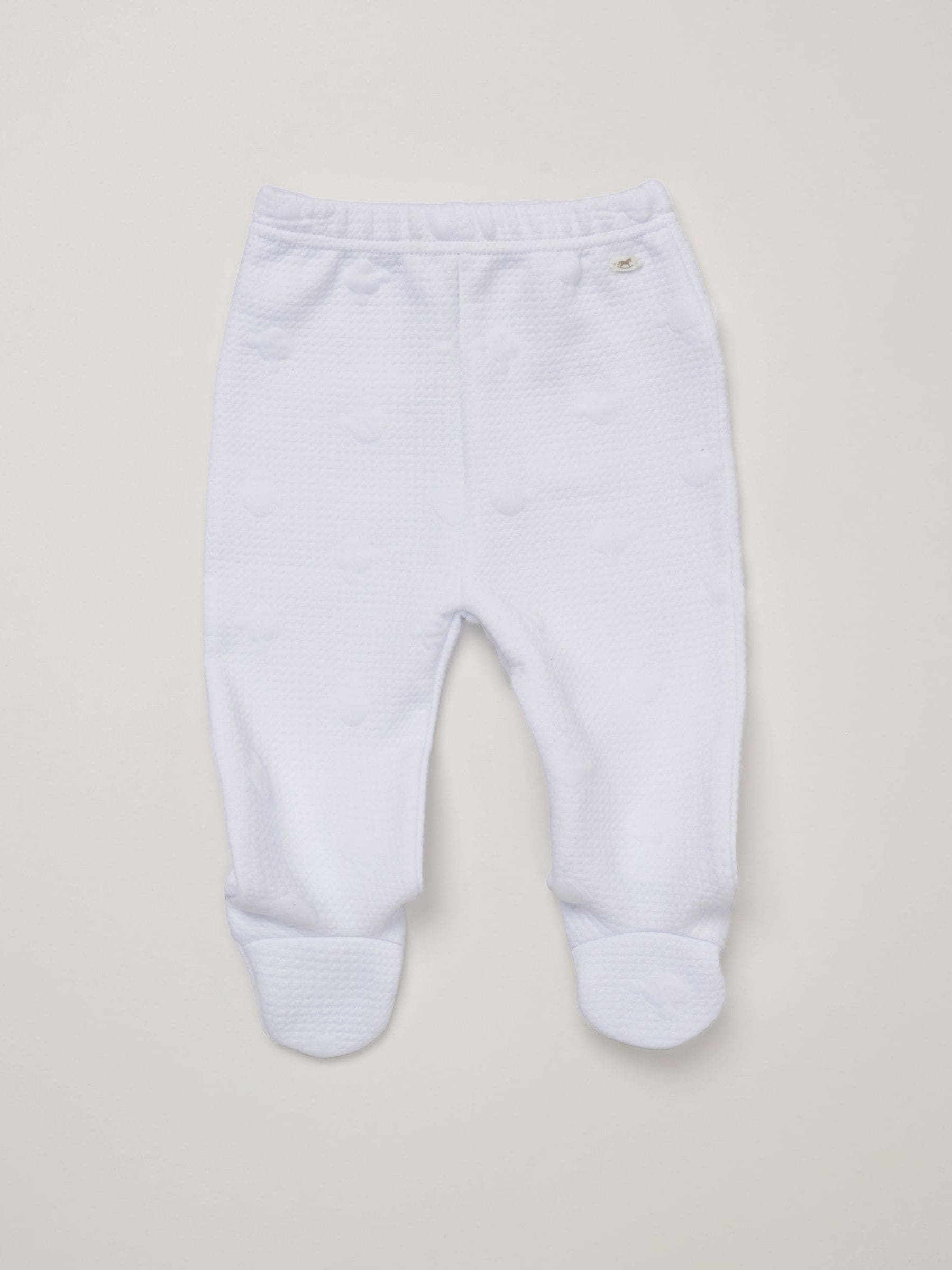 Rock-A-Bye Baby Boutique White Baby Quilted Jacket And Trousers Set image 3