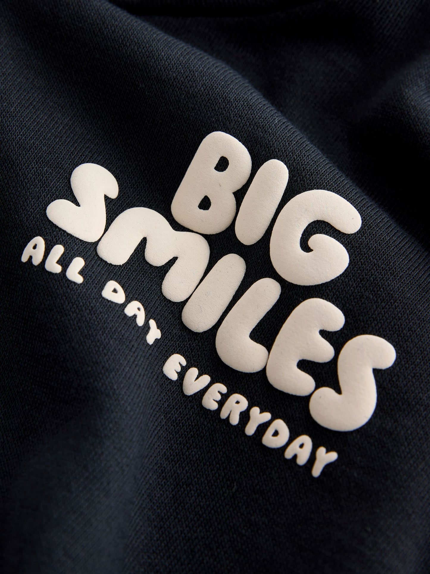 Black Big Smiles Hoodie and Shorts Set (3mths-7yrs) image 7