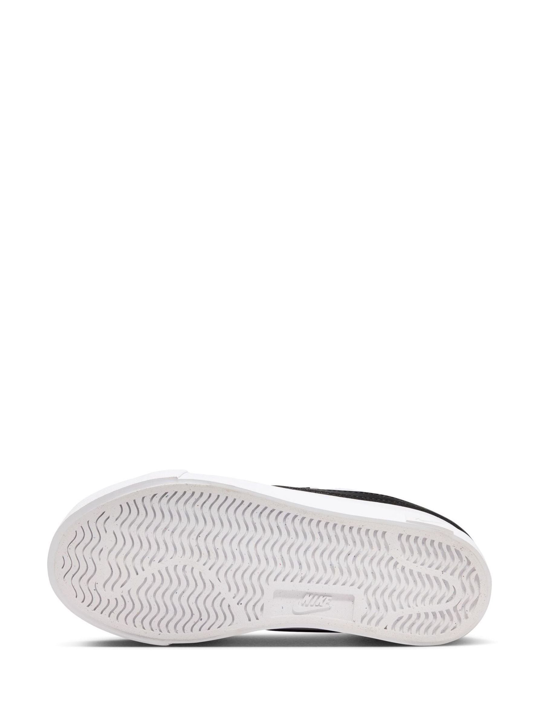 Nike White/Black Junior Tennis Essential Trainers image 6