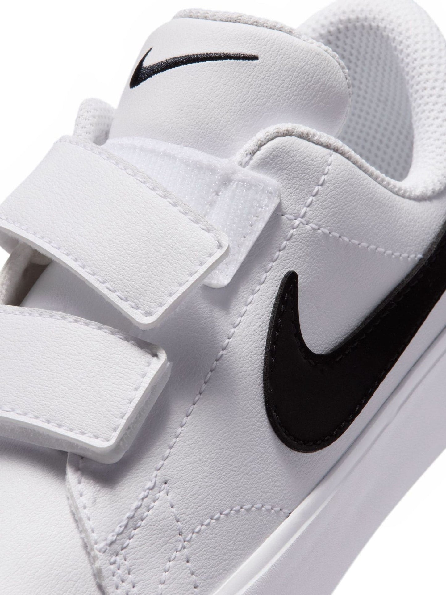 Nike White/Black Junior Tennis Essential Trainers image 7