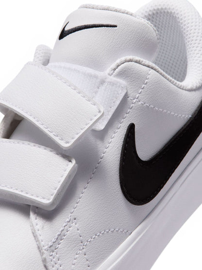 Nike White/Black Junior Tennis Essential Trainers image 7