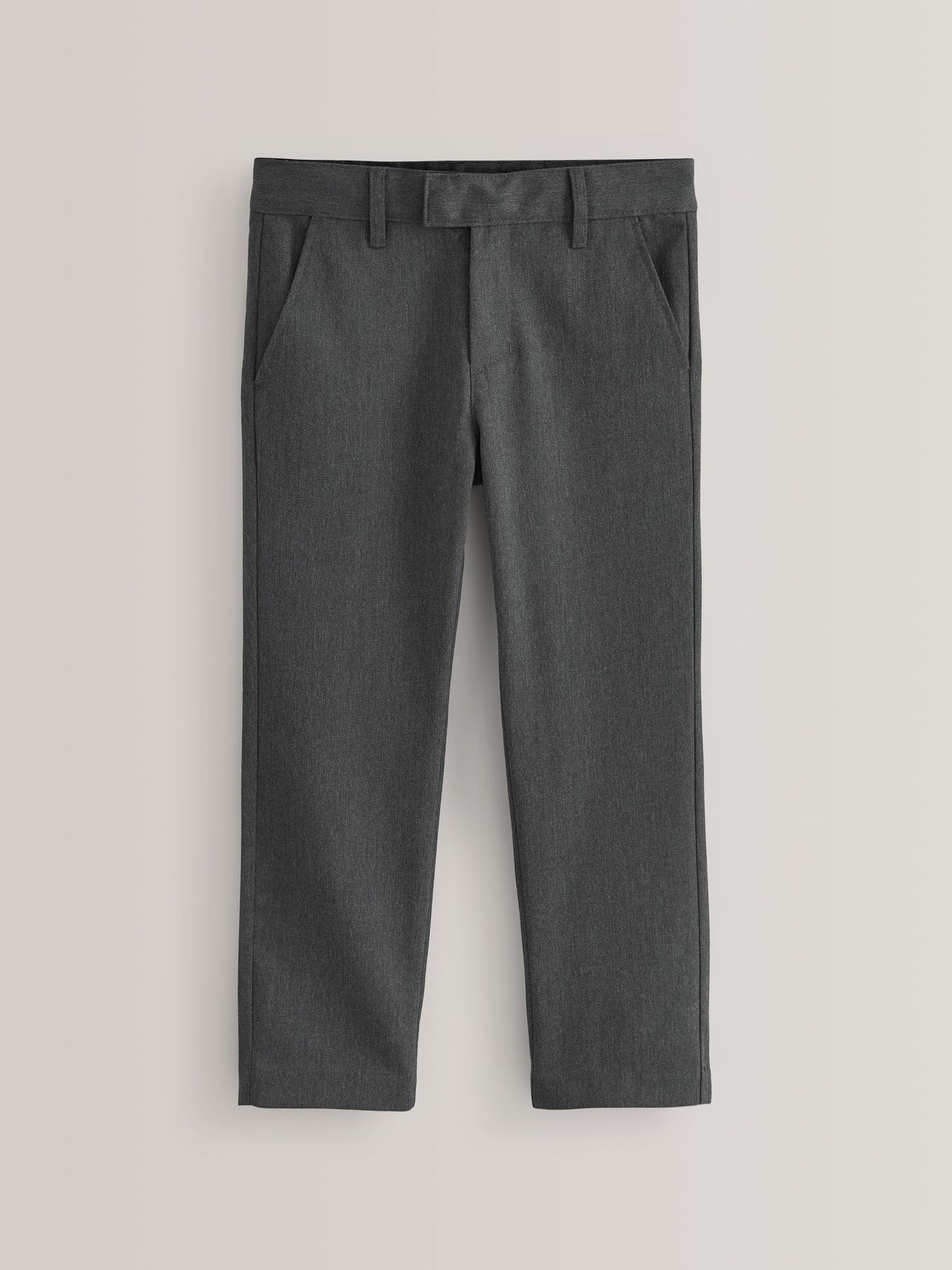 Dsiney Kidz - Grey Longer Leg Regular Waist School Trousers (3-17yrs) image 1