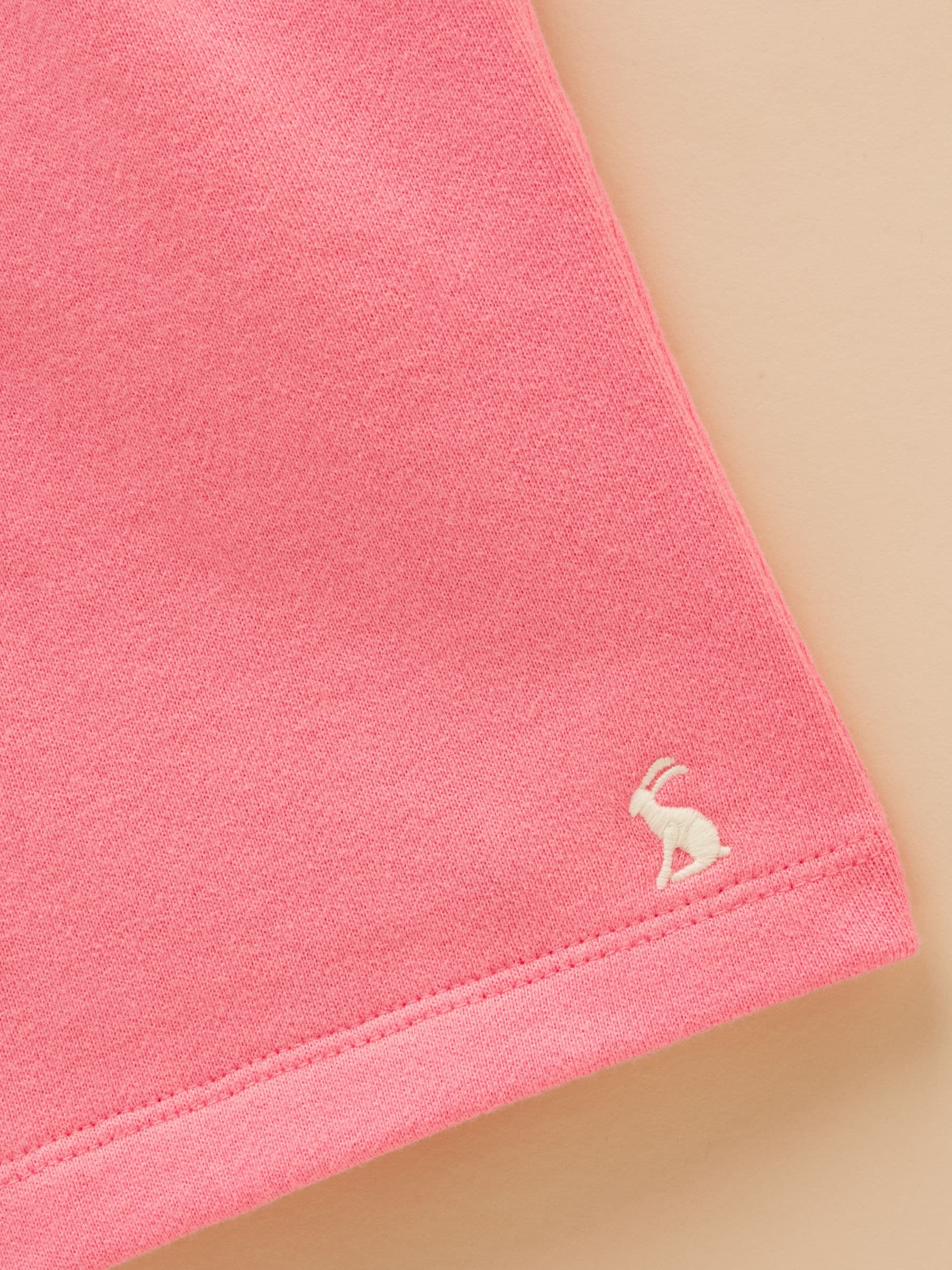 Joules Kids' Pink Crew Neck Sweatshirt And Shorts Set image 6