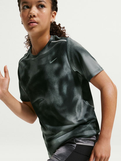Dsiney Kidz - Nike Black DriFIT Miler Printed T-Shirt image 3
