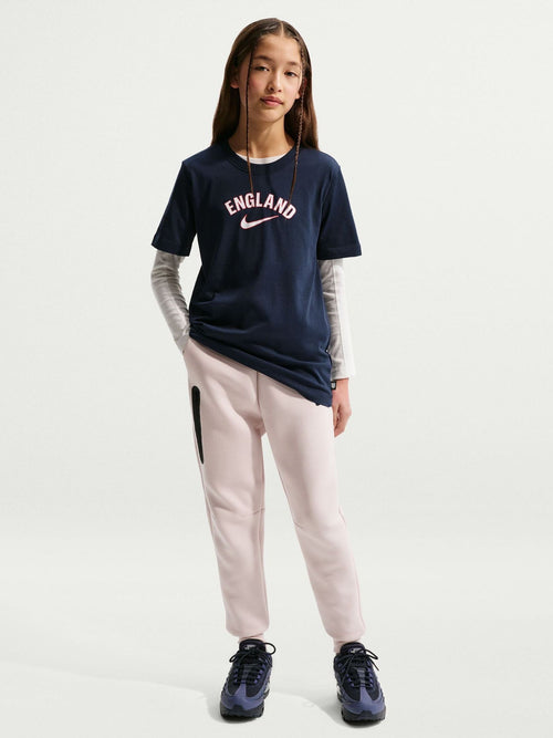 Nike Blue England Wordmark Graphic T-Shirt image 1