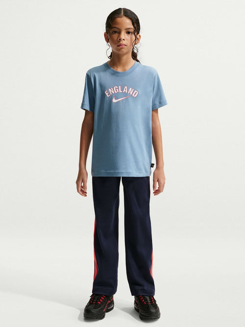 Nike Work Blue England Wordmark Graphic T-Shirt image 1
