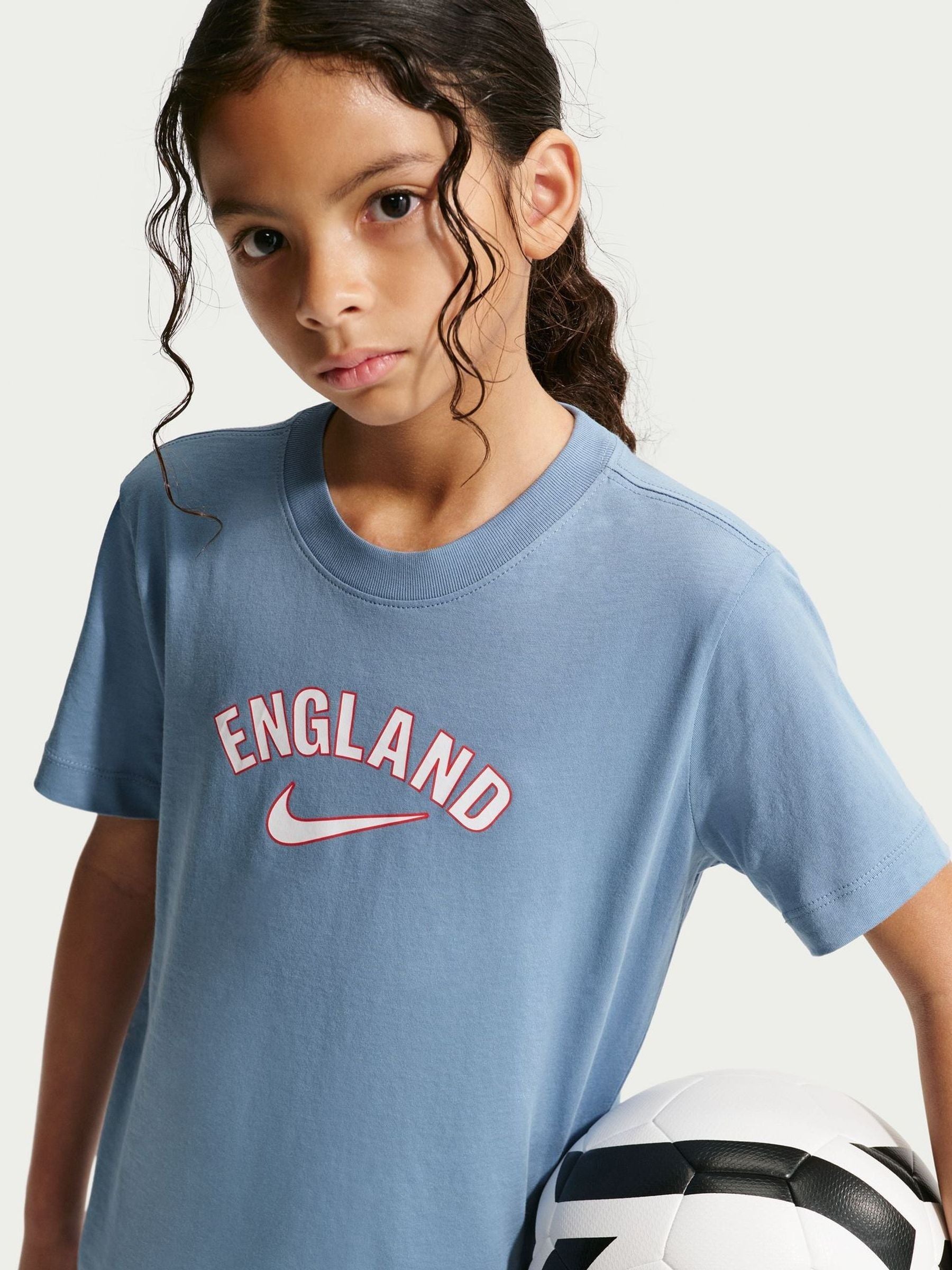 Nike Work Blue England Wordmark Graphic T-Shirt image 3