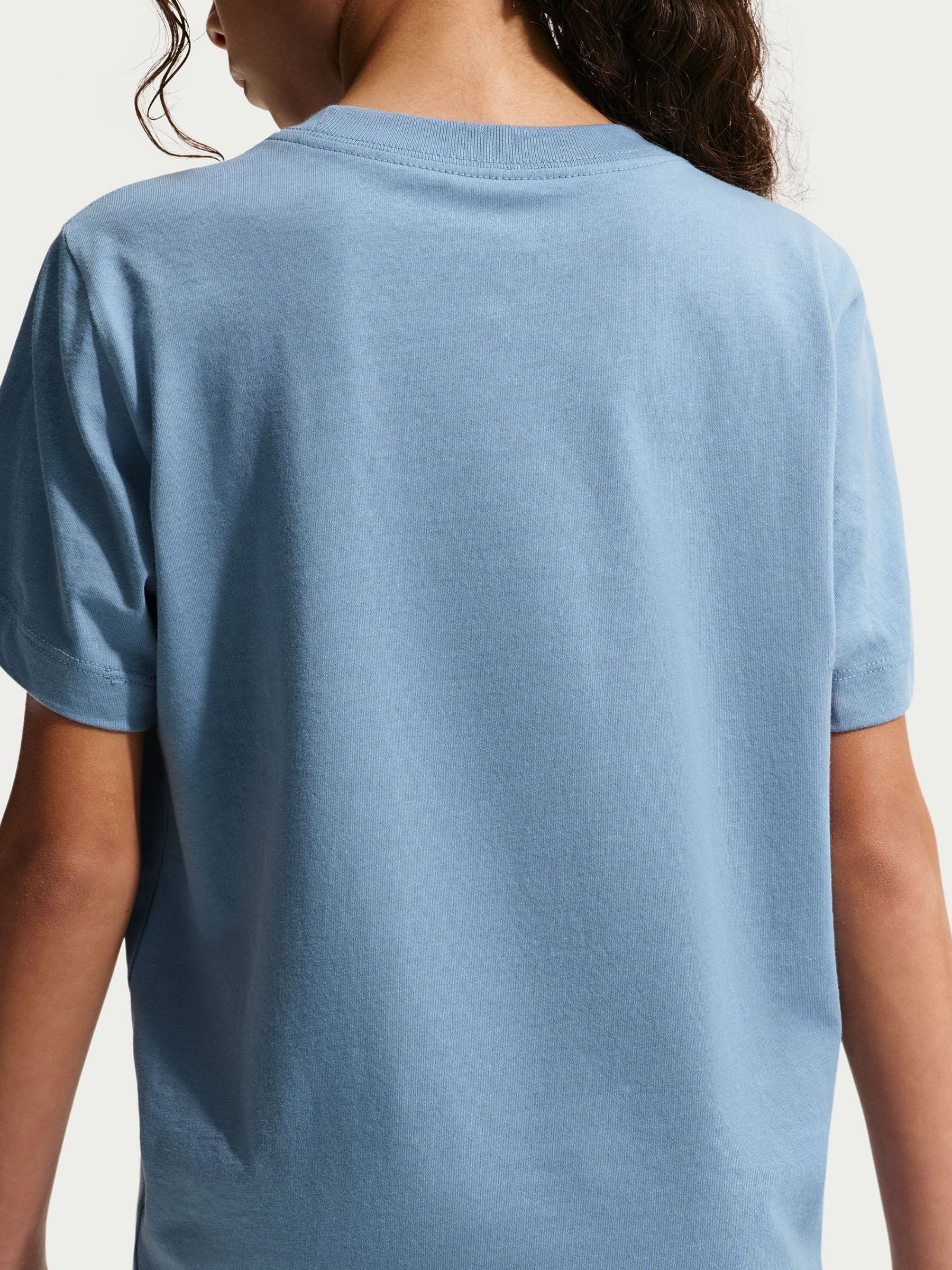Nike Work Blue England Wordmark Graphic T-Shirt image 4