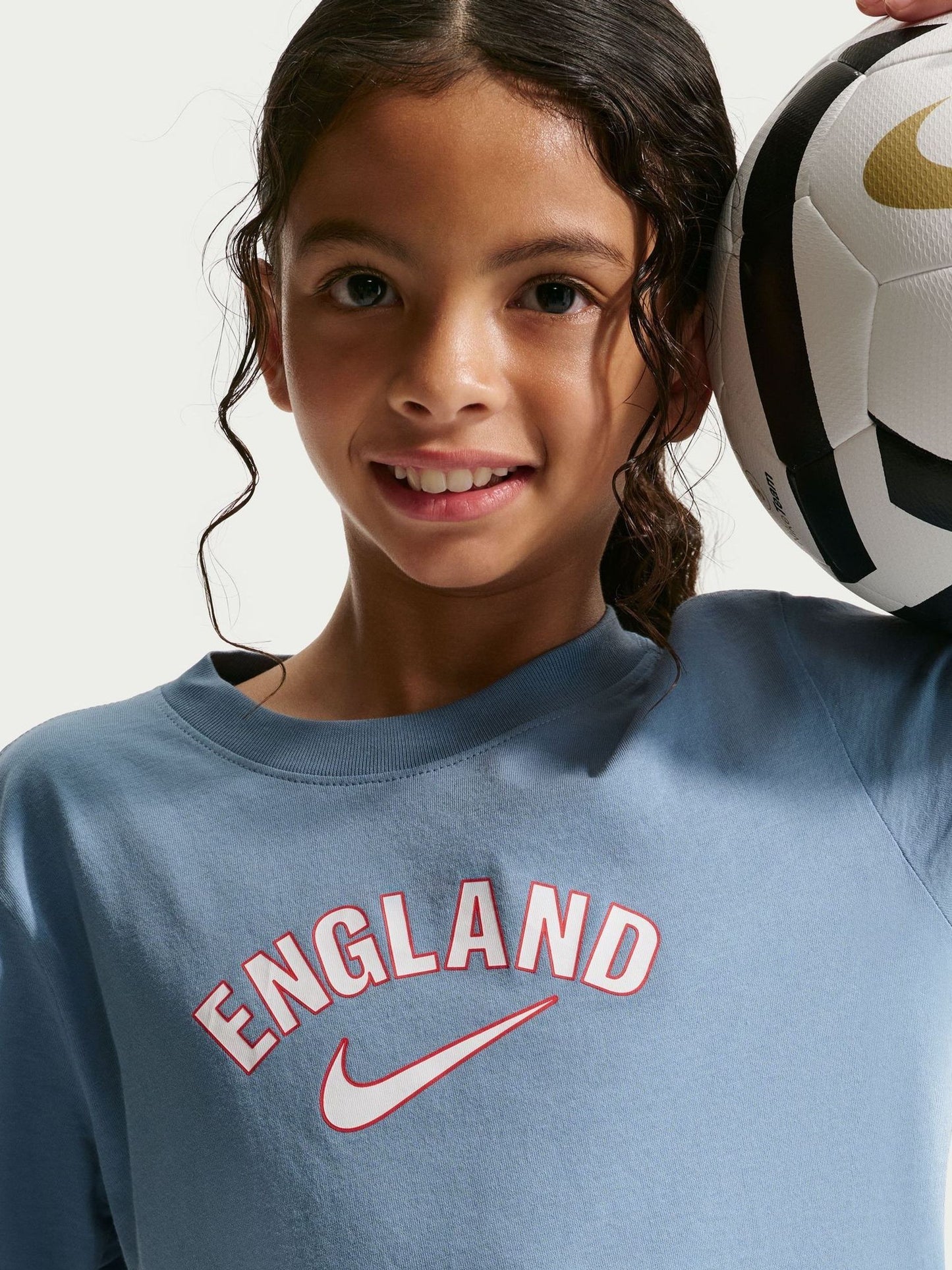 Nike Work Blue England Wordmark Graphic T-Shirt image 5