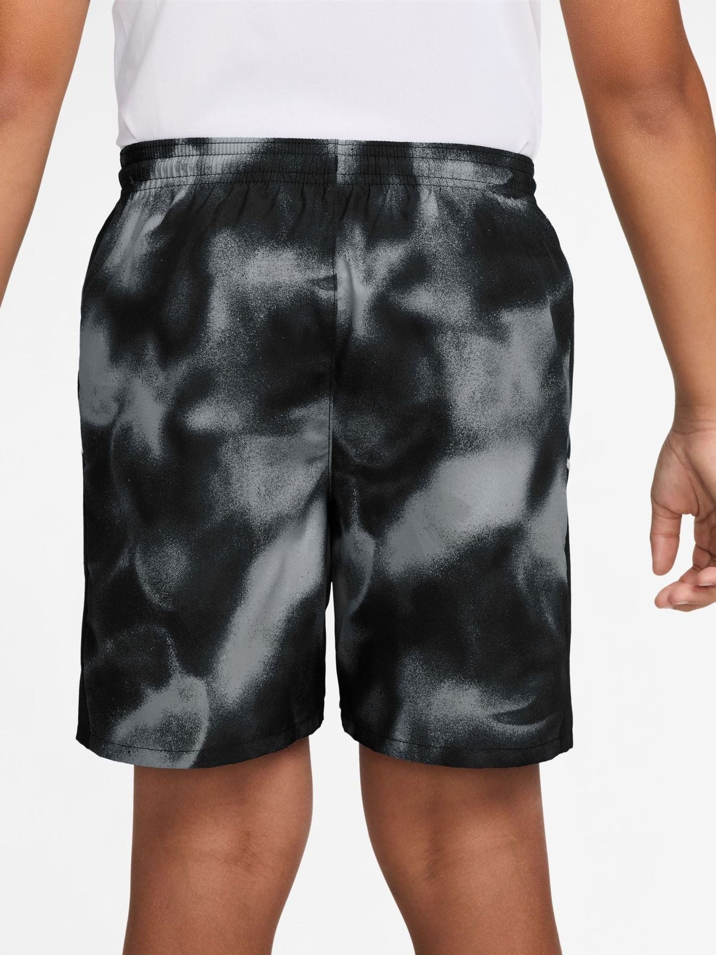 Dsiney Kidz - Nike Black Dri-FIT Miler Printed Shorts image 2