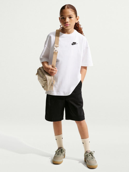 Dsiney Kidz - Nike White Oversized Futura T-Shirt image 1