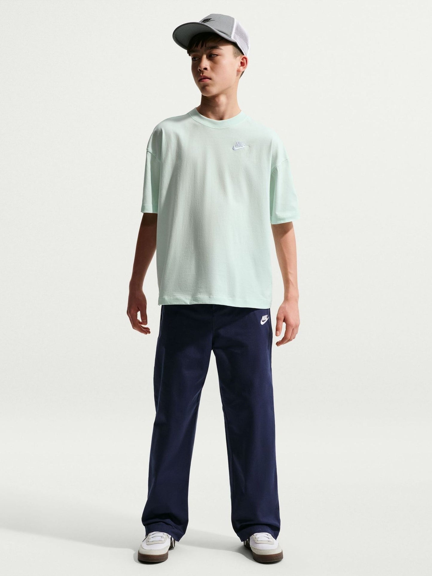 Dsiney Kidz - Nike Barely Green Oversized Futura T-Shirt image 1