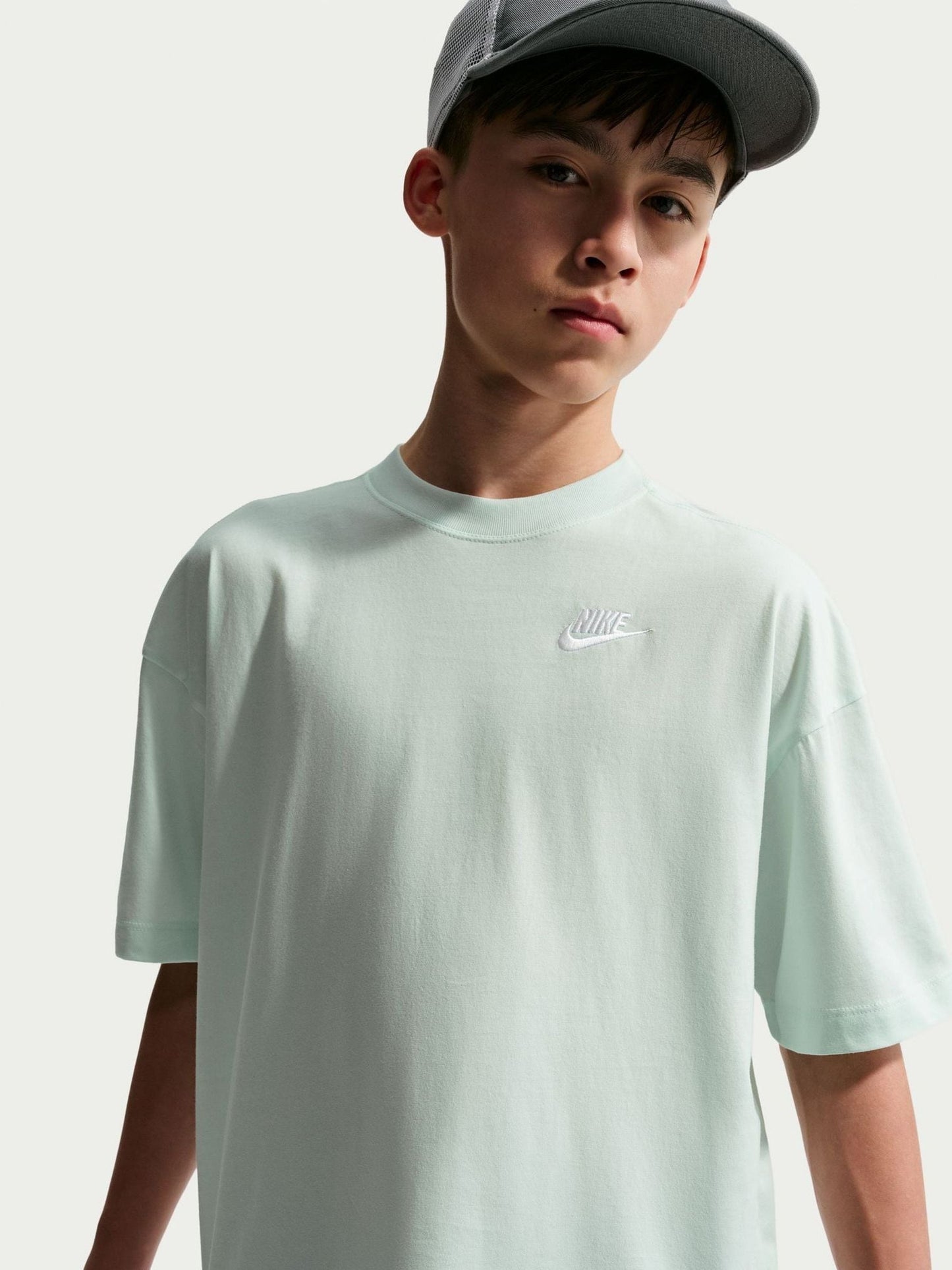Dsiney Kidz - Nike Barely Green Oversized Futura T-Shirt image 3
