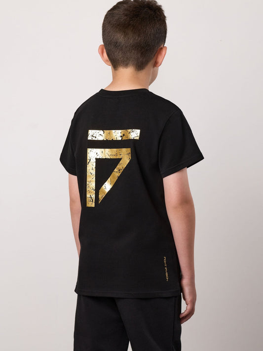 Dsiney Kidz - Gym King Black/Gold Fight Division T-Shirt image 2