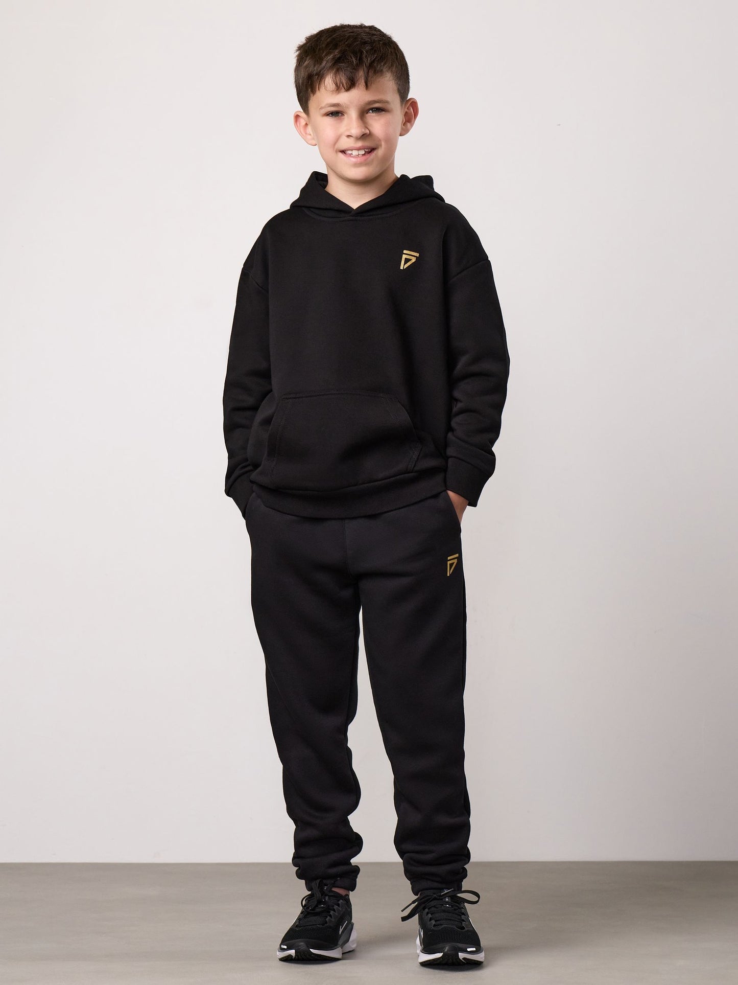 Dsiney Kidz - Gym King Black/Gold Fight Division Hoodie image 1