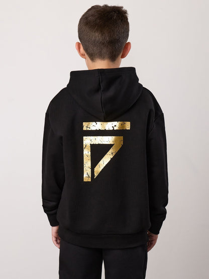 Dsiney Kidz - Gym King Black/Gold Fight Division Hoodie image 3