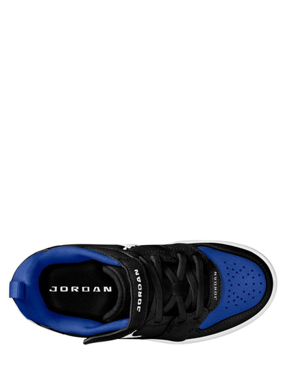 Jordan Blue/Brown Junior Access Court Low Trainers image 3