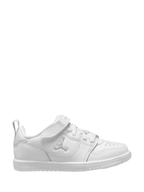 Nike White/Silver Junior Jordan Access Court Low Trainers image 1