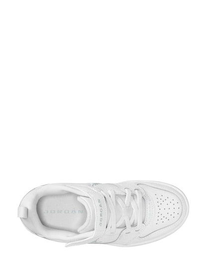 Nike White/Silver Junior Jordan Access Court Low Trainers image 3