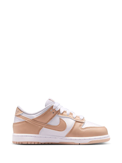 Nike White Junior Dunk Low Trainers image 3