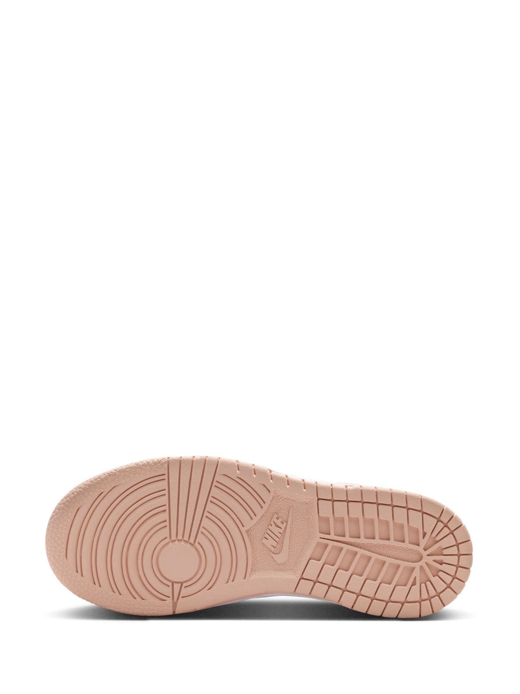Nike White Junior Dunk Low Trainers image 5