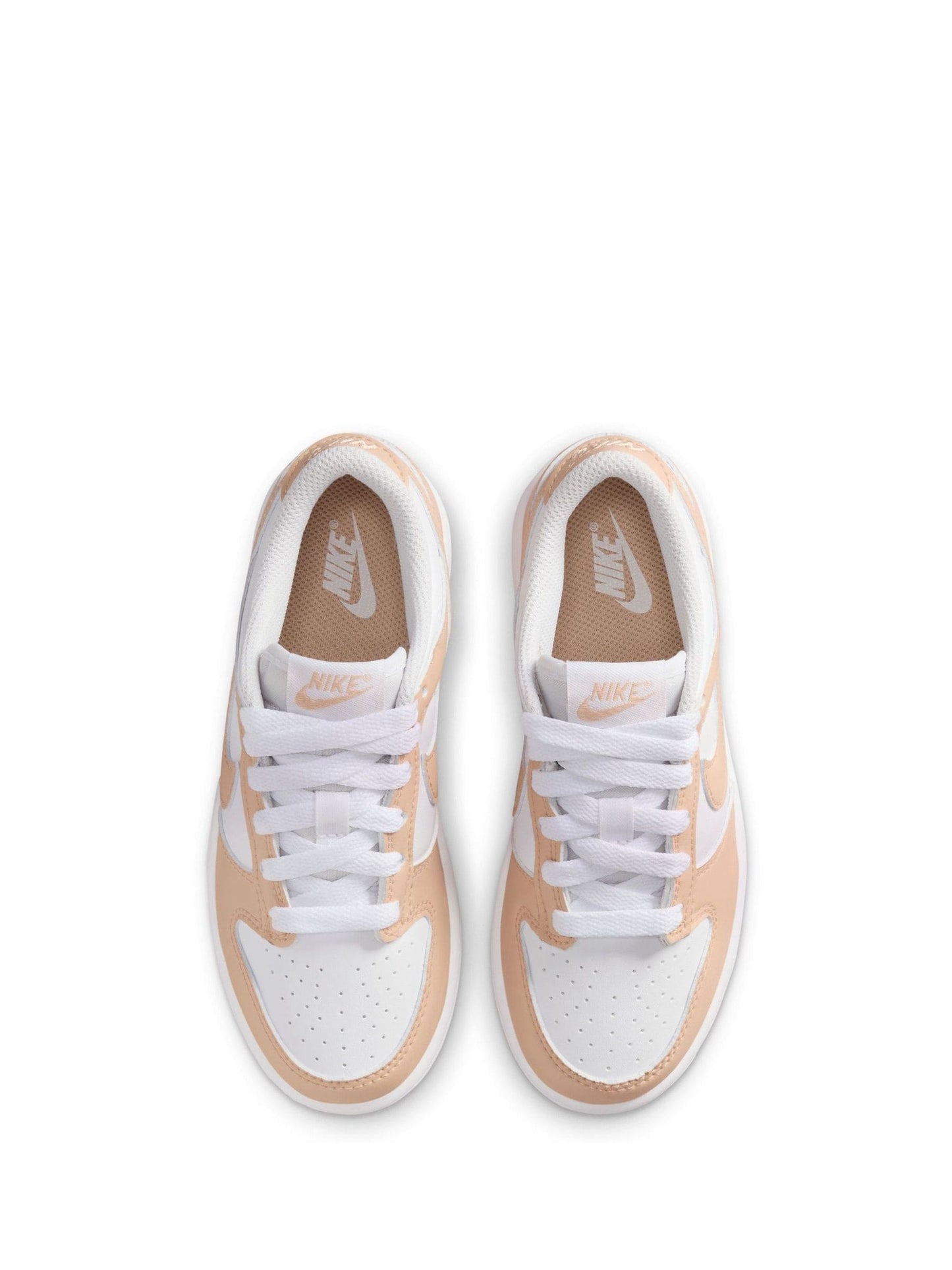 Nike White Junior Dunk Low Trainers image 7