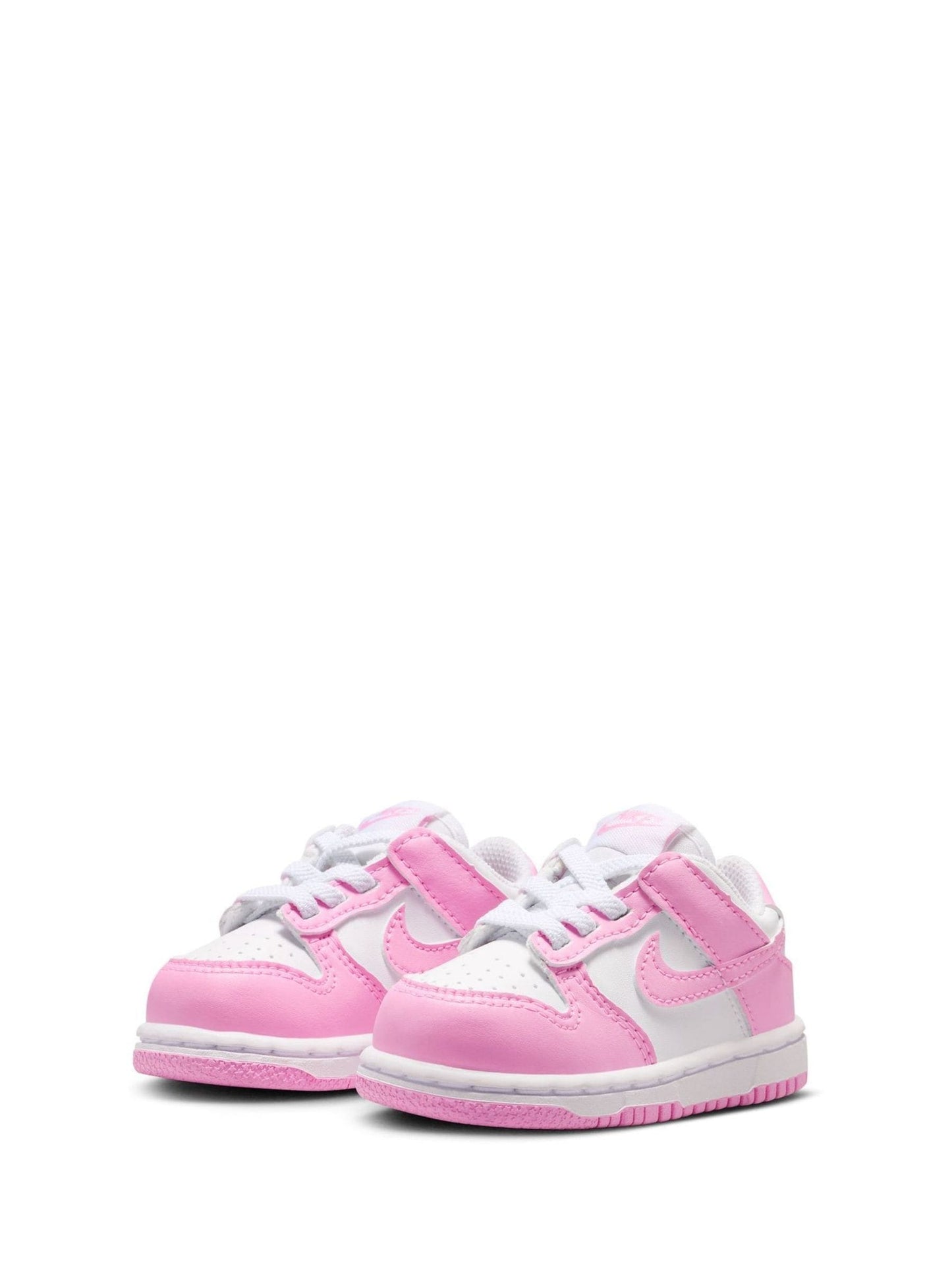 Nike White/Pink Infant Dunk Low Trainers image 5