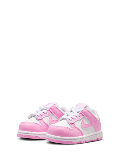 Nike White/Pink Infant Dunk Low Trainers image 5