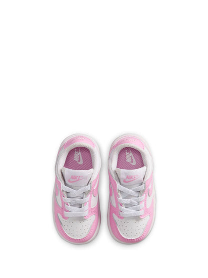 Nike White/Pink Infant Dunk Low Trainers image 6