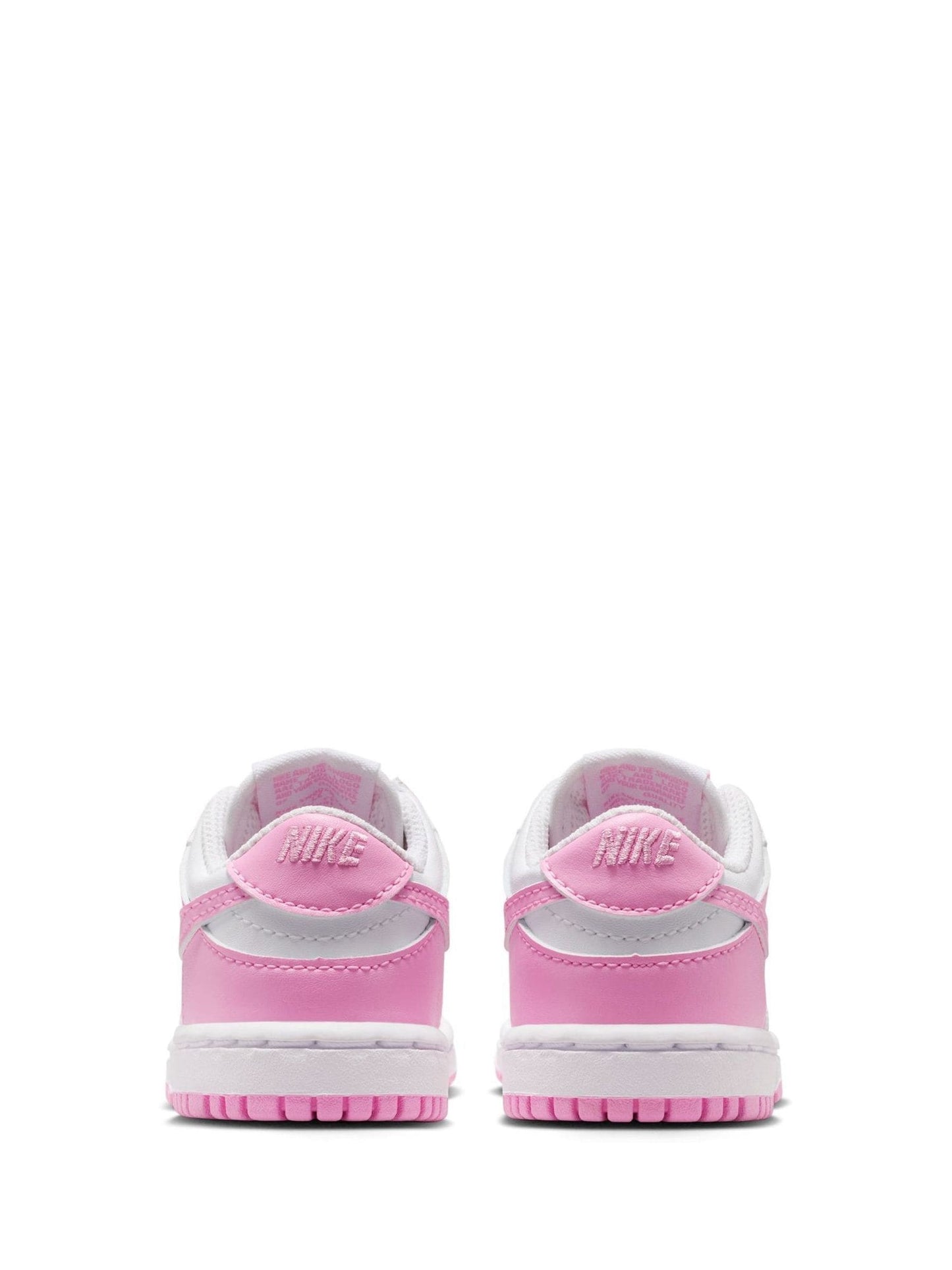 Nike White/Pink Infant Dunk Low Trainers image 7