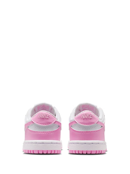 Nike White/Pink Infant Dunk Low Trainers image 7