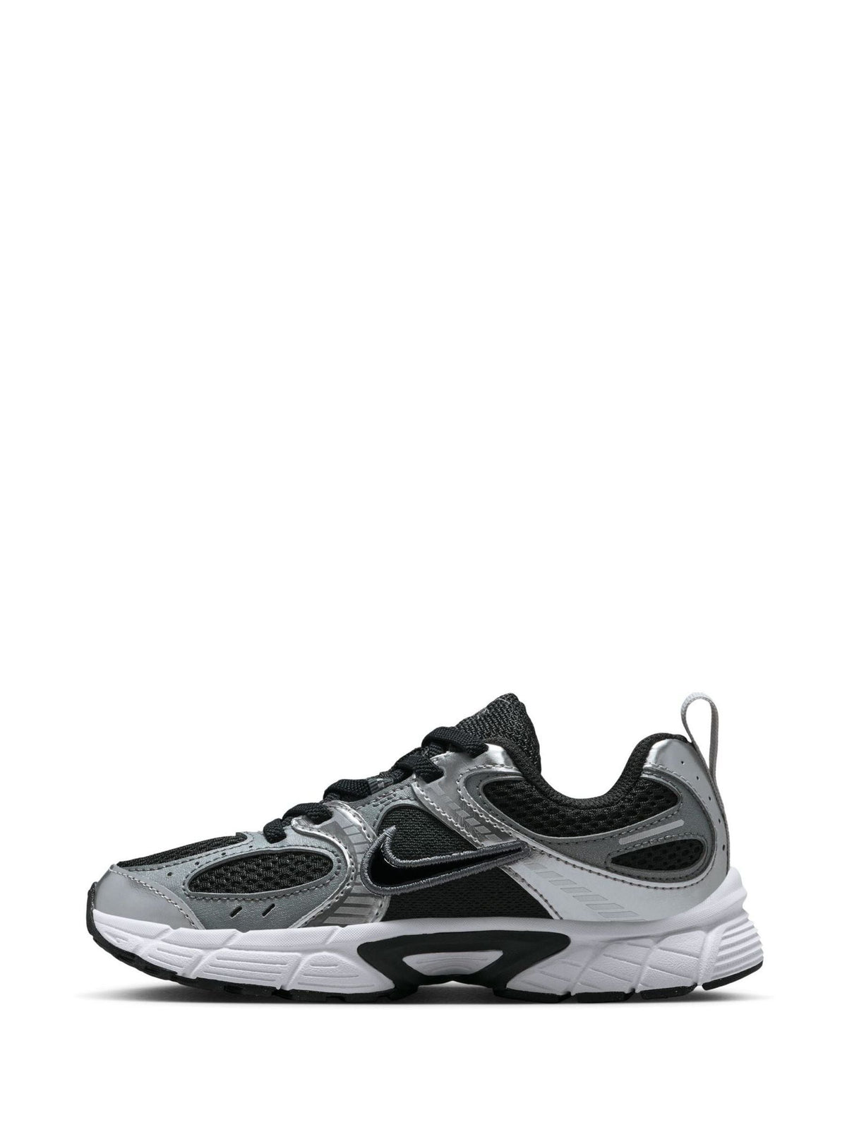 Nike Black Silver Junior V5 Runner Trainers - image 4
