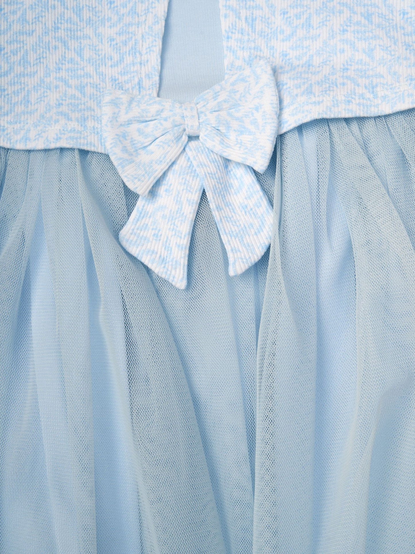 Miss Blue Mock Cardigan Dress For Baby image 2