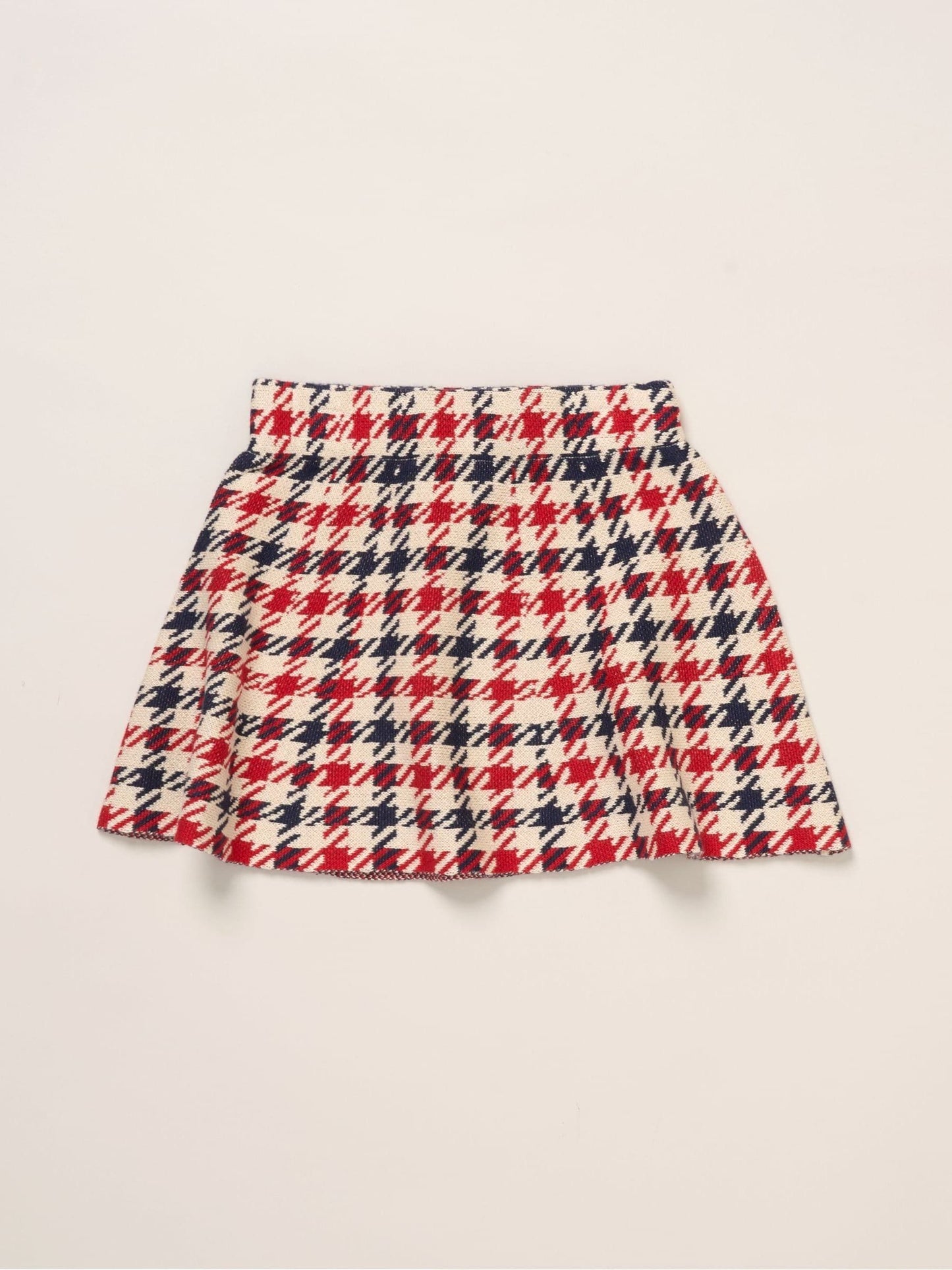 Miss White True Knit Cardigan With Check Skirt image 4