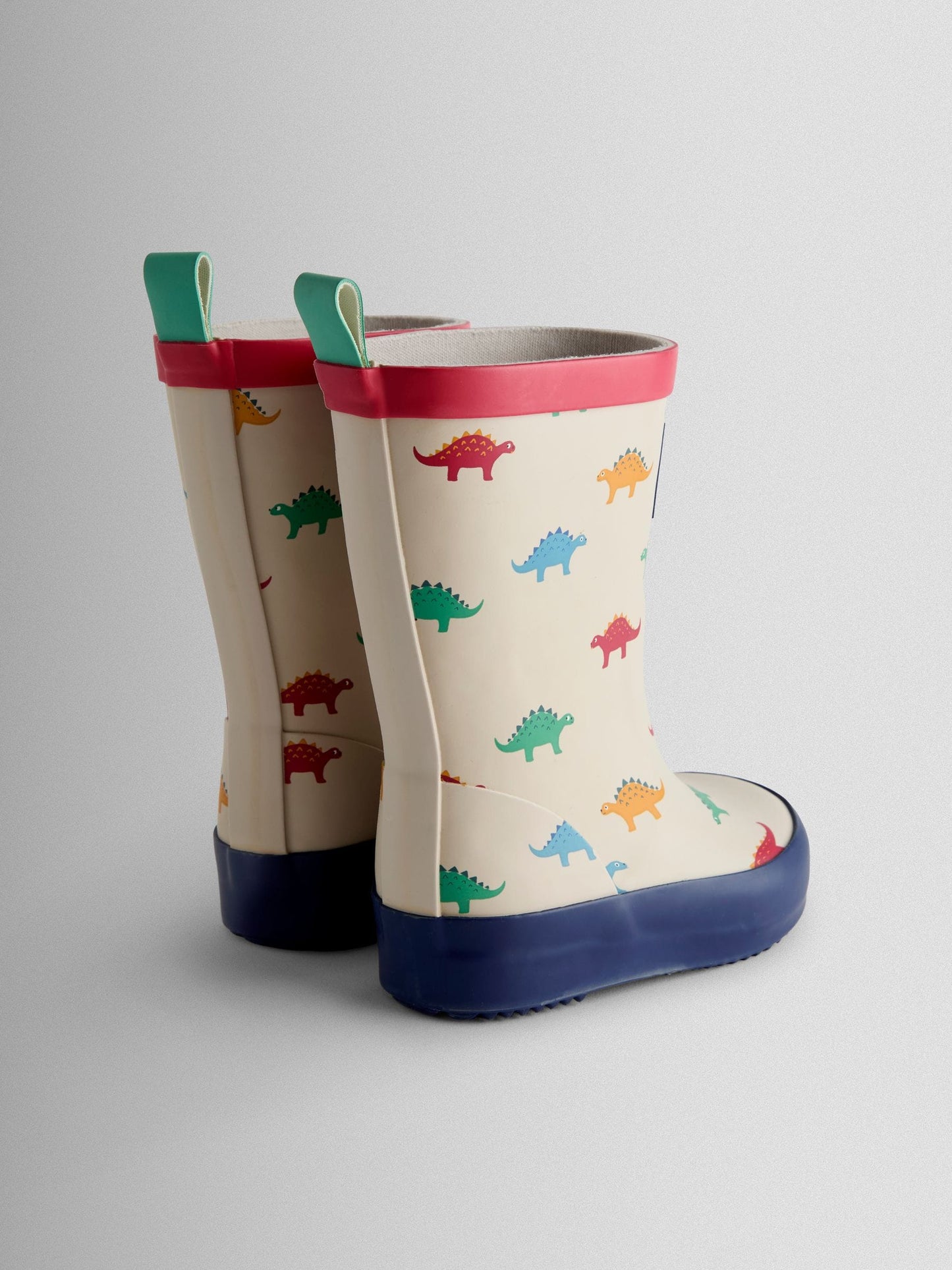 JoJo Maman Bébé Stone Dino Print Wellies image 3