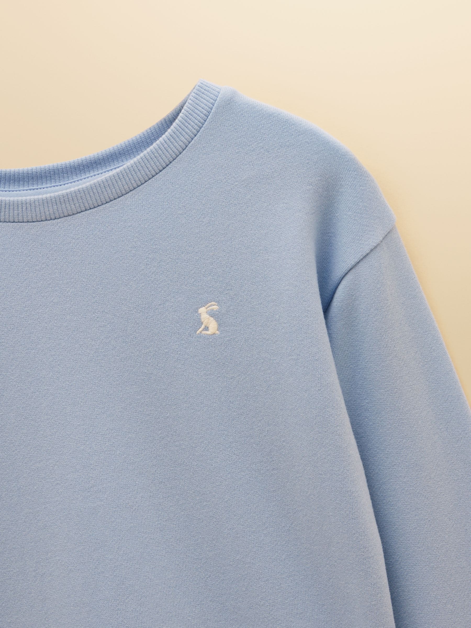 Joules Kids' Blue Crew Neck Sweatshirt And Shorts Set image 8