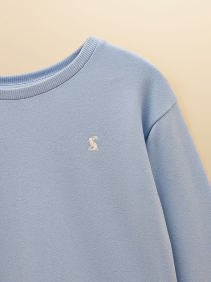 Joules Kids' Blue Crew Neck Sweatshirt And Shorts Set image 8