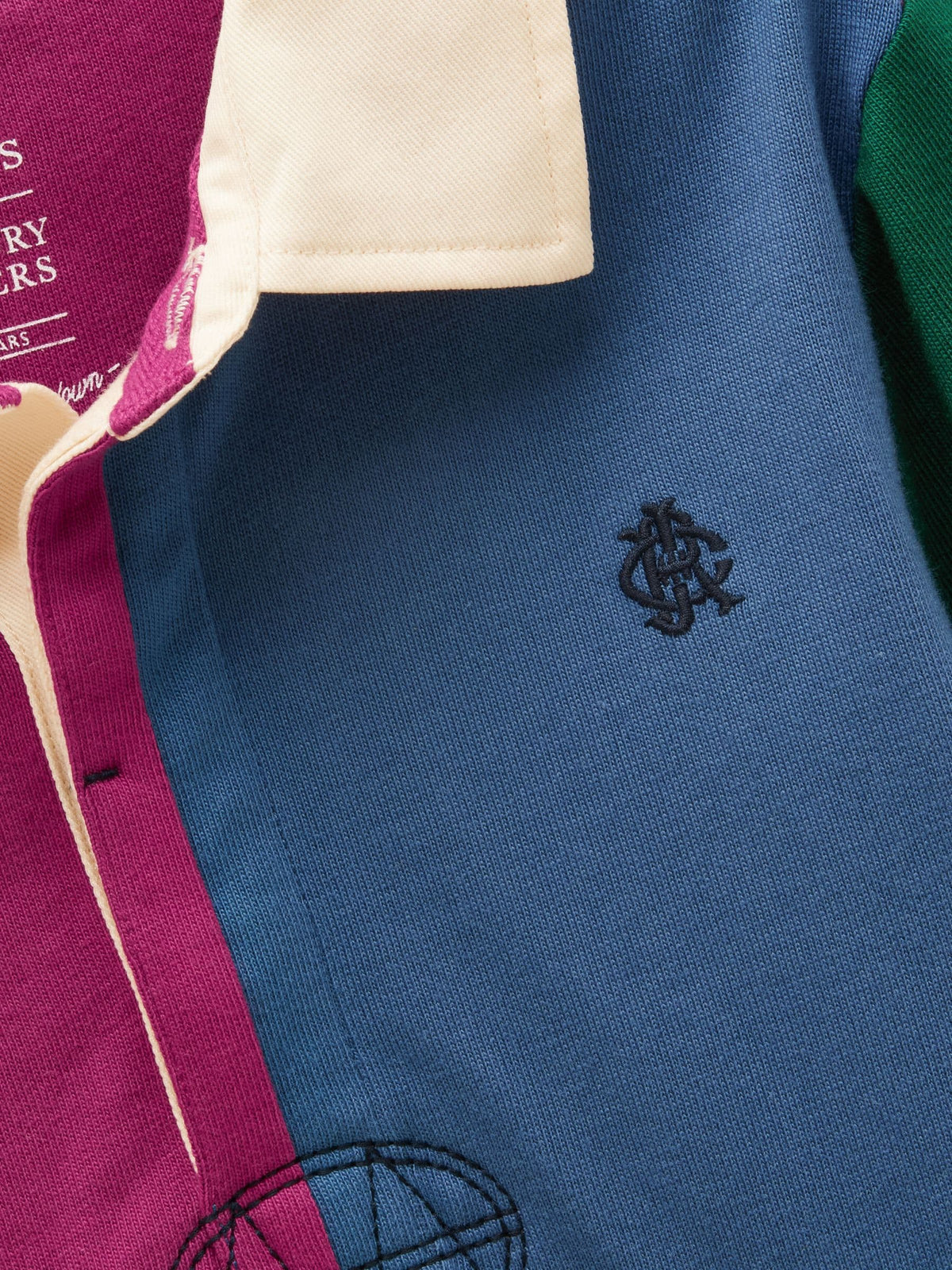 Joules Boys' Rugby Club Colourblock Long Sleeve Rugby Shirt - image 3