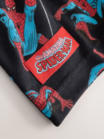Dsiney Kidz - Black Sequin Spiderman Short Sleeve T-Shirt (3-16yrs) image 5