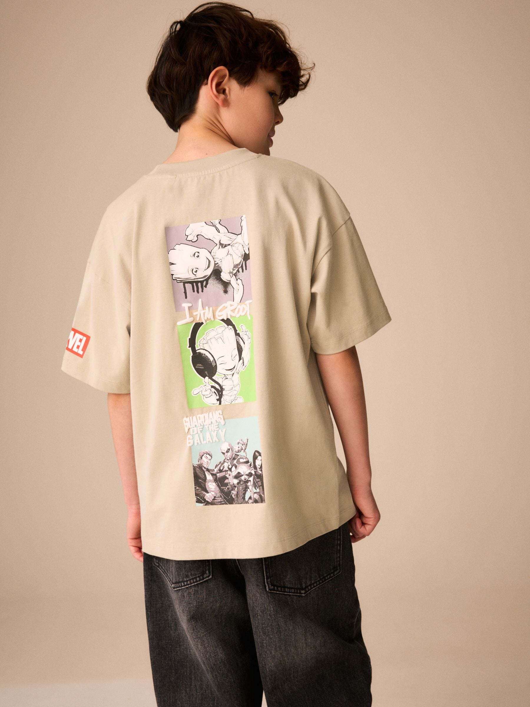 Dsiney Kidz - Stone Back Print Guardians Of The Galaxy Groot T-Shirt (3-16yrs) image 3