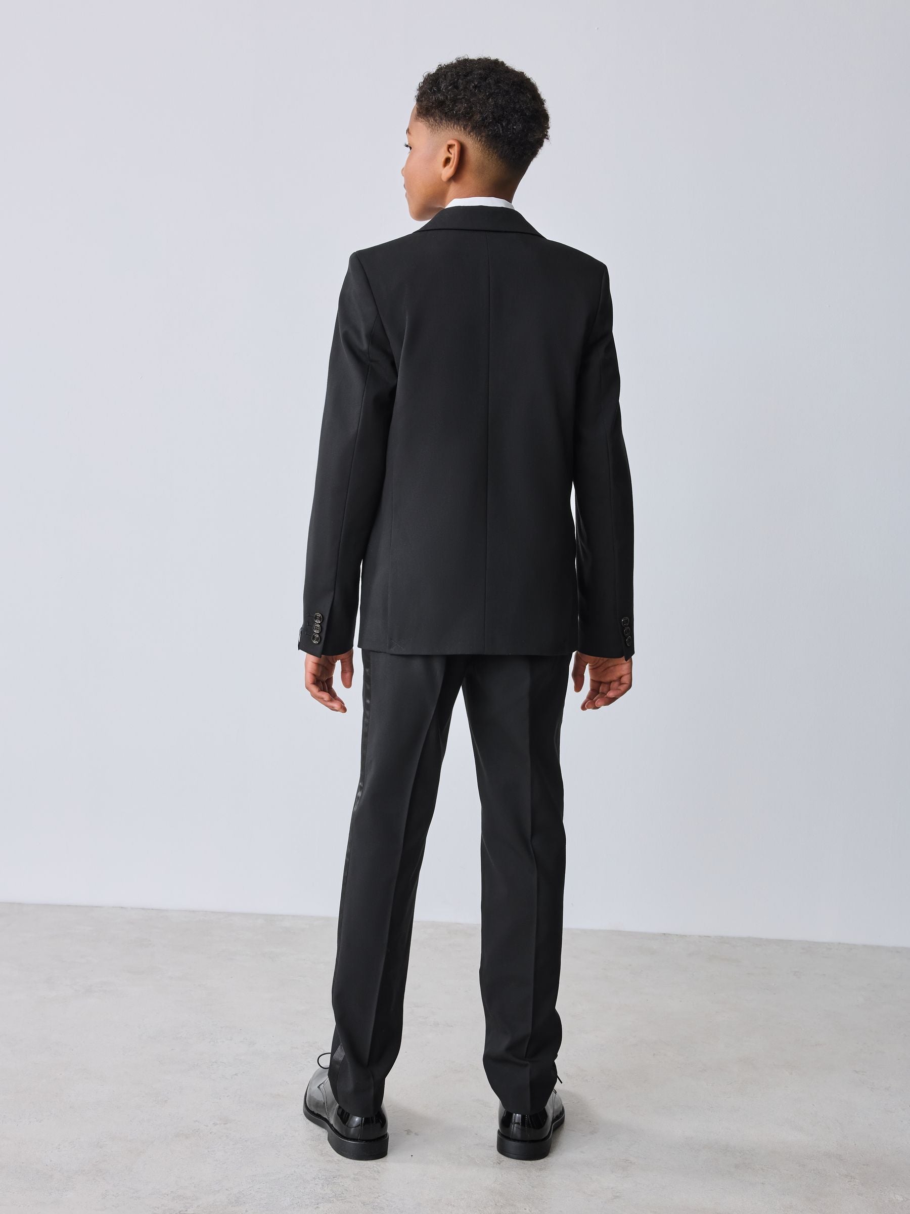 Baker by Ted Baker Black Tuxedo Suit Jacket image 3