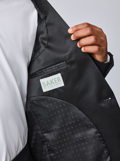 Baker by Ted Baker Black Tuxedo Suit Jacket image 8