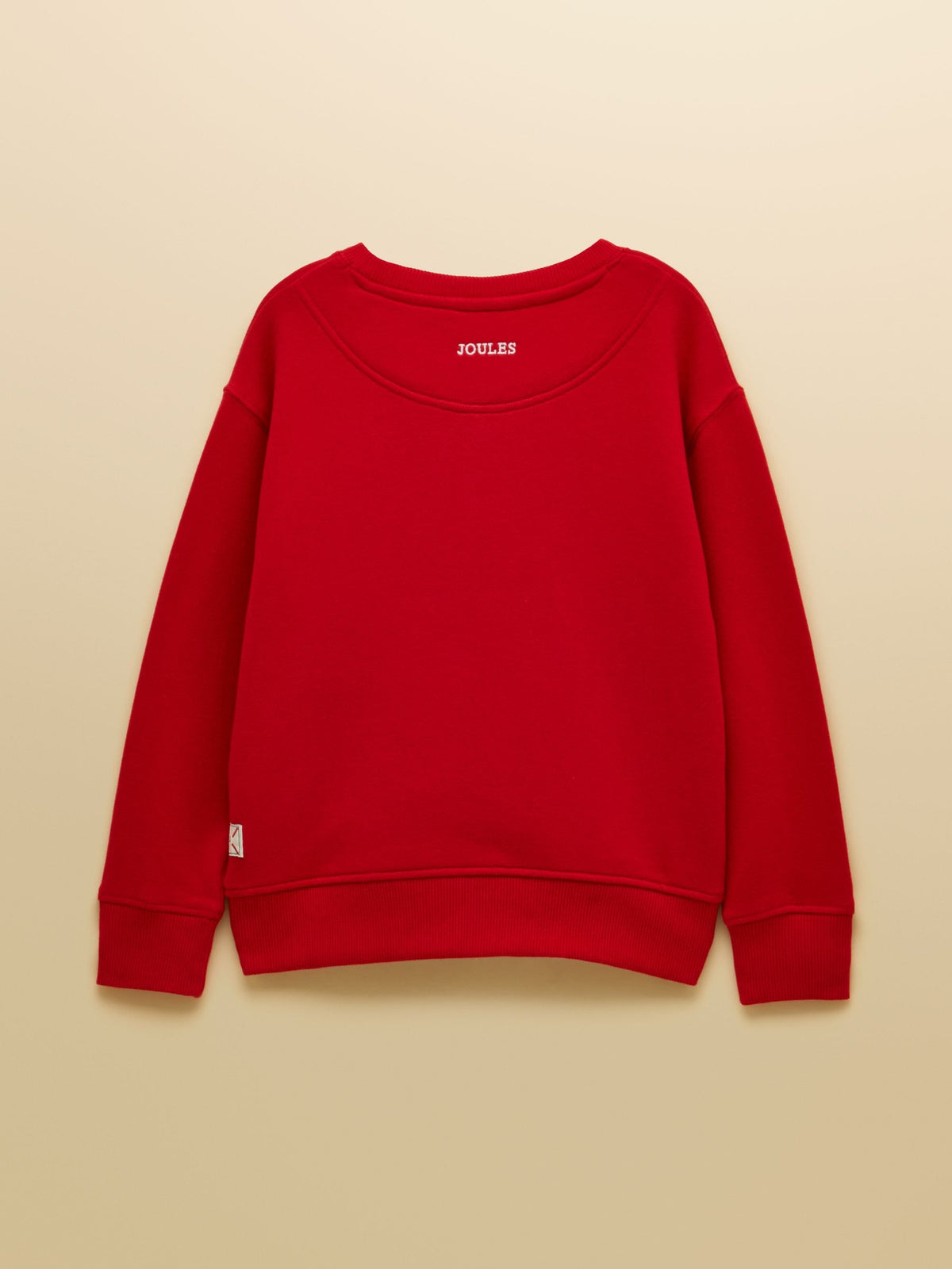 Joules Kids' Sundaze Red Slogan Crew Neck Sweatshirt - image 2