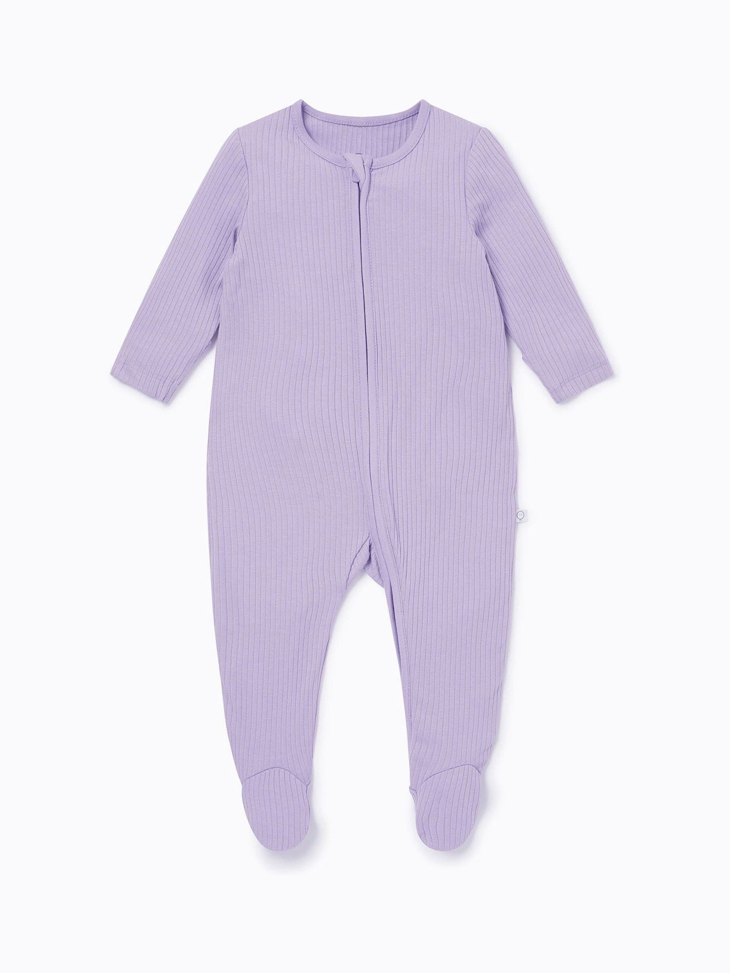 MORI Lilac Stretch Supersoft 2 Way Zip Sleepsuit image 3