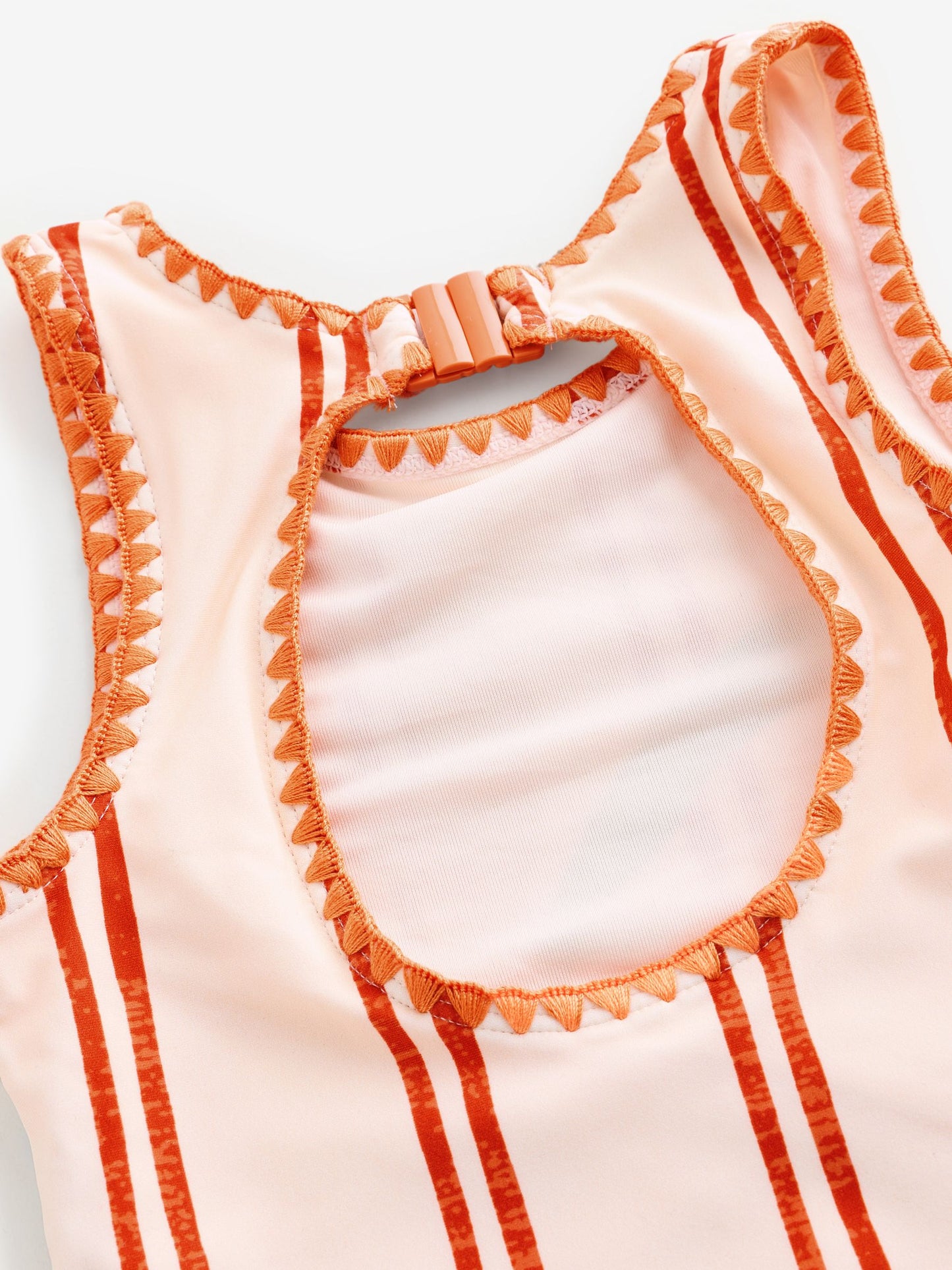 Never Fully Dressed Cream Banana Stripe Swimsuit image 7