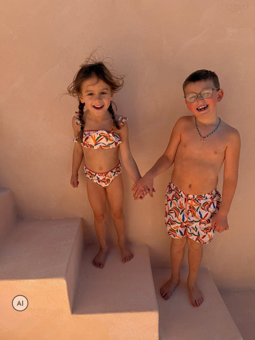 Dsiney Kidz - Never Fully Dressed Cream Banana Bikini Set image 1